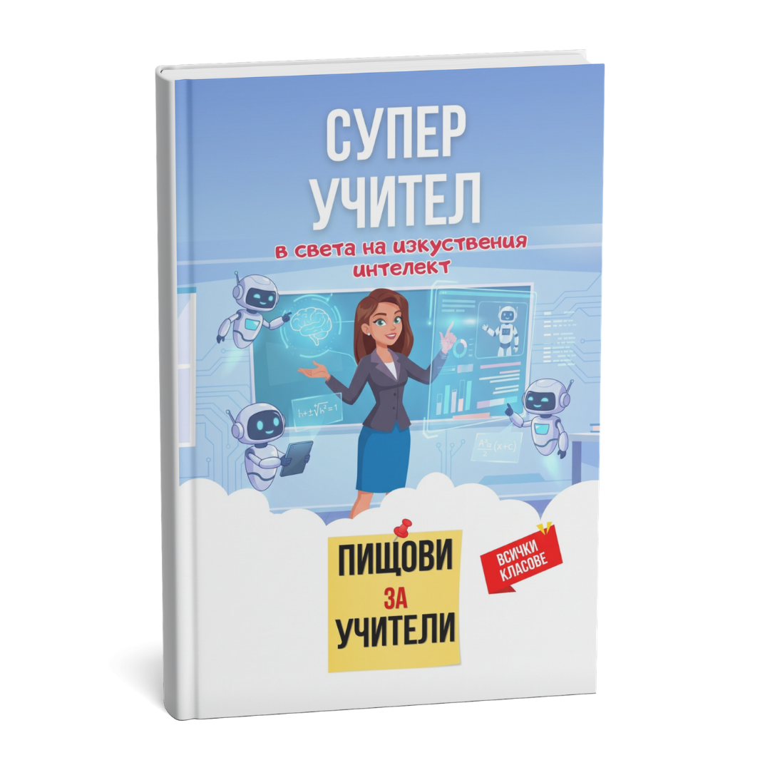 Помагало "Пищови за учители - изкуствен интелект в образованието"